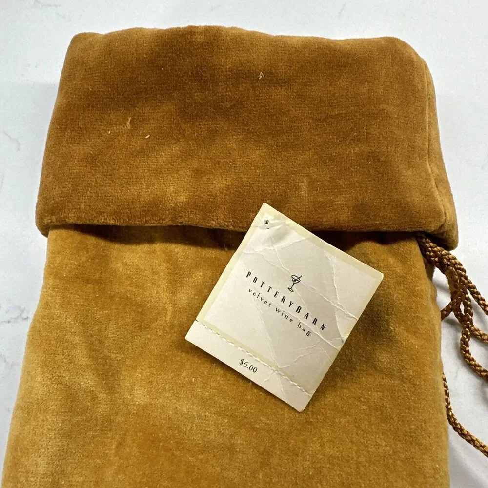 Vintage Pottery Barn Velvet Bag With Tags Holiday Hostess Gift
